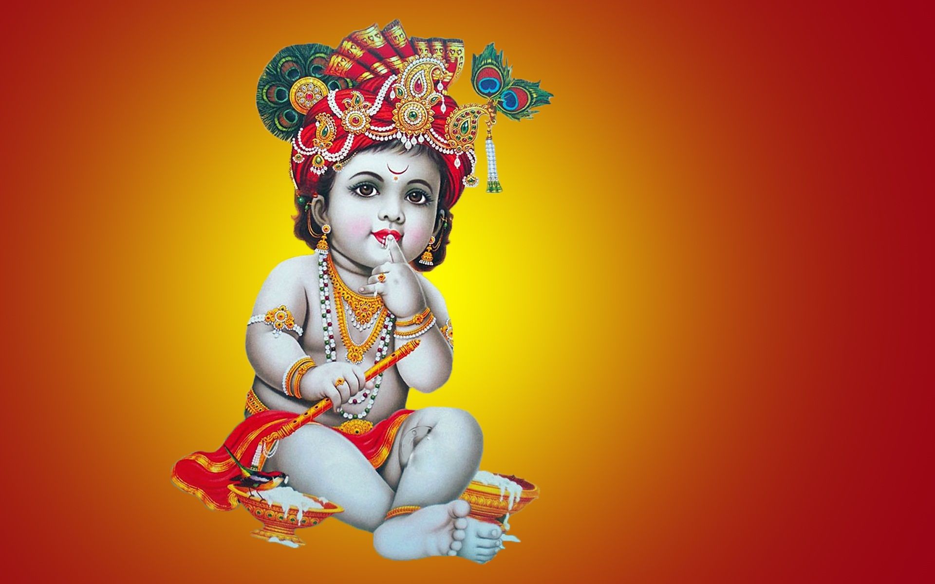 Bal Krishna Childhood Wallpaper HD Desktop