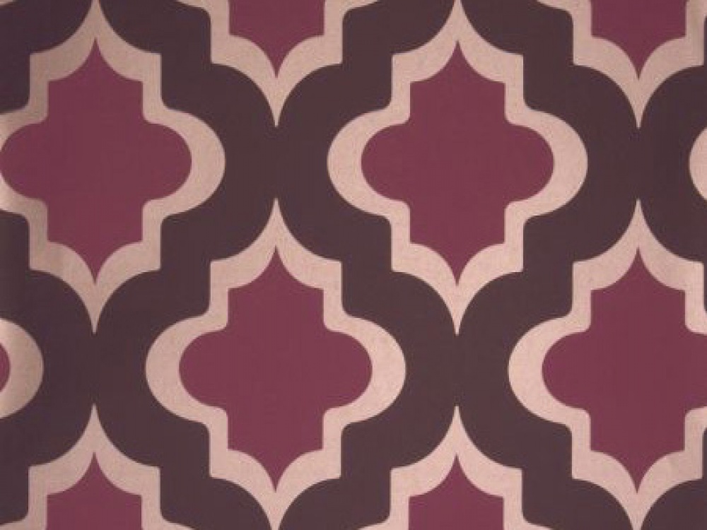  damson plum geometric wallpaper is stylish luxurious wallpaper with