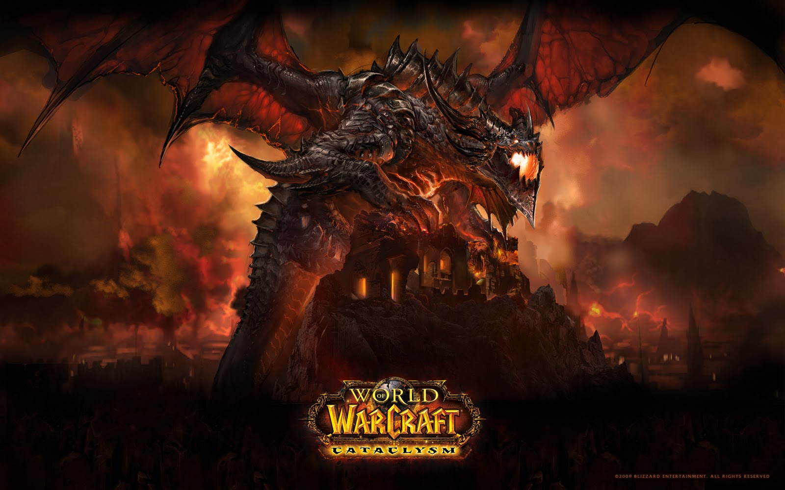 Of Warcraft Cataclysm Dragon Hd Wallpaper Epic Desktop Background