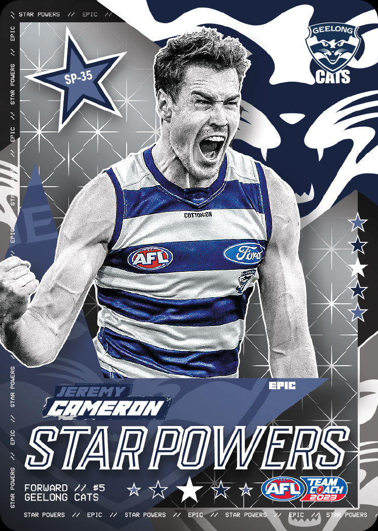 Jeremy Cameron Star Powers Teamcoach Afl Ja S Collectables