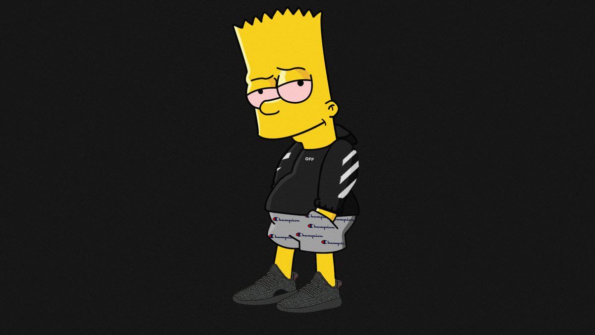 Bart Simpson Weed Wallpaper On