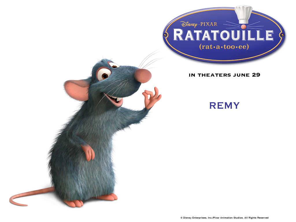 Remy The Rat Ratatouille Movie Wallpaper Animated Movies