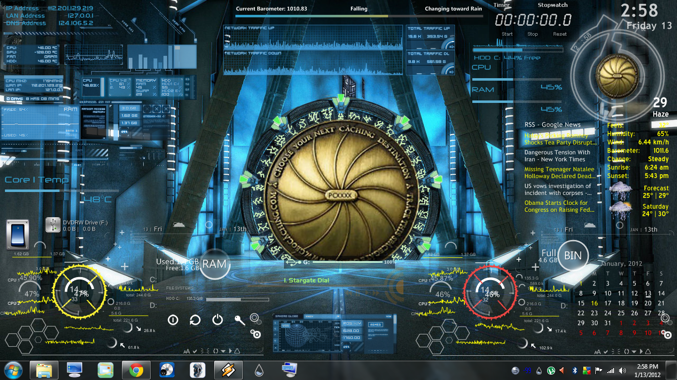 Animated Stargate Wallpaper By cgsa16c