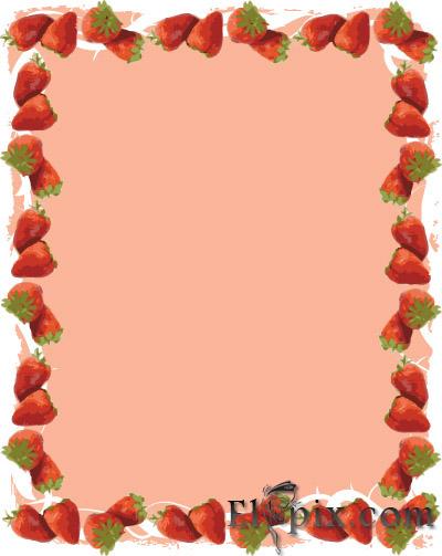 Strawberry Border Clip Art Car Pictures