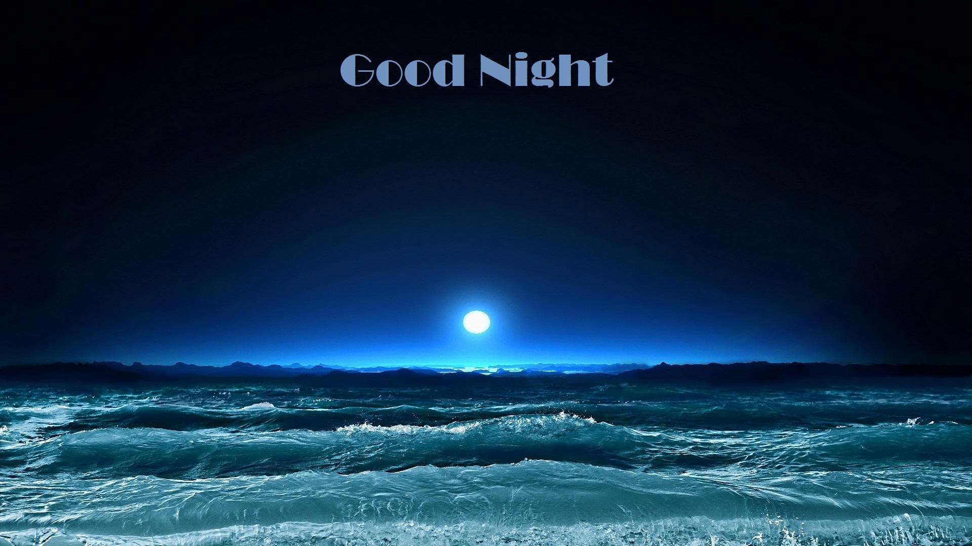 Good Night Sweet Dream Full HD Widescreen Wallpaper Rocks