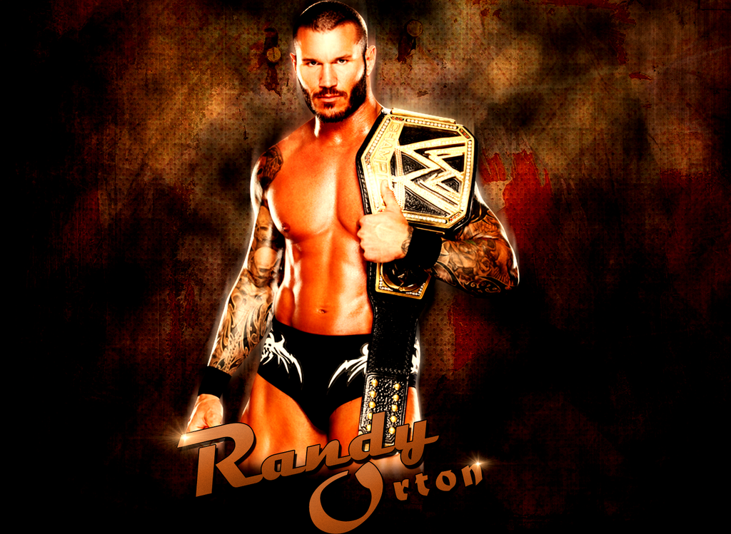 Randy Orton New Wwe Champion By Arshpreetsingh Deviantart