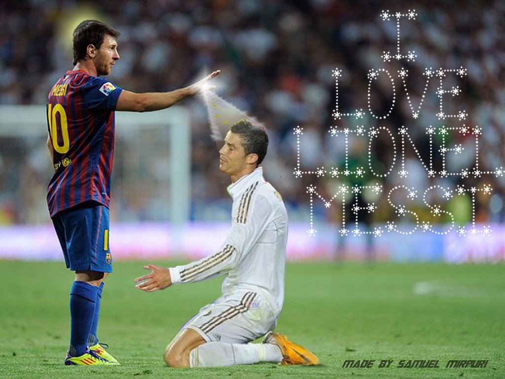 Ronaldo Love Messi Funny   Football HD Wallpapers