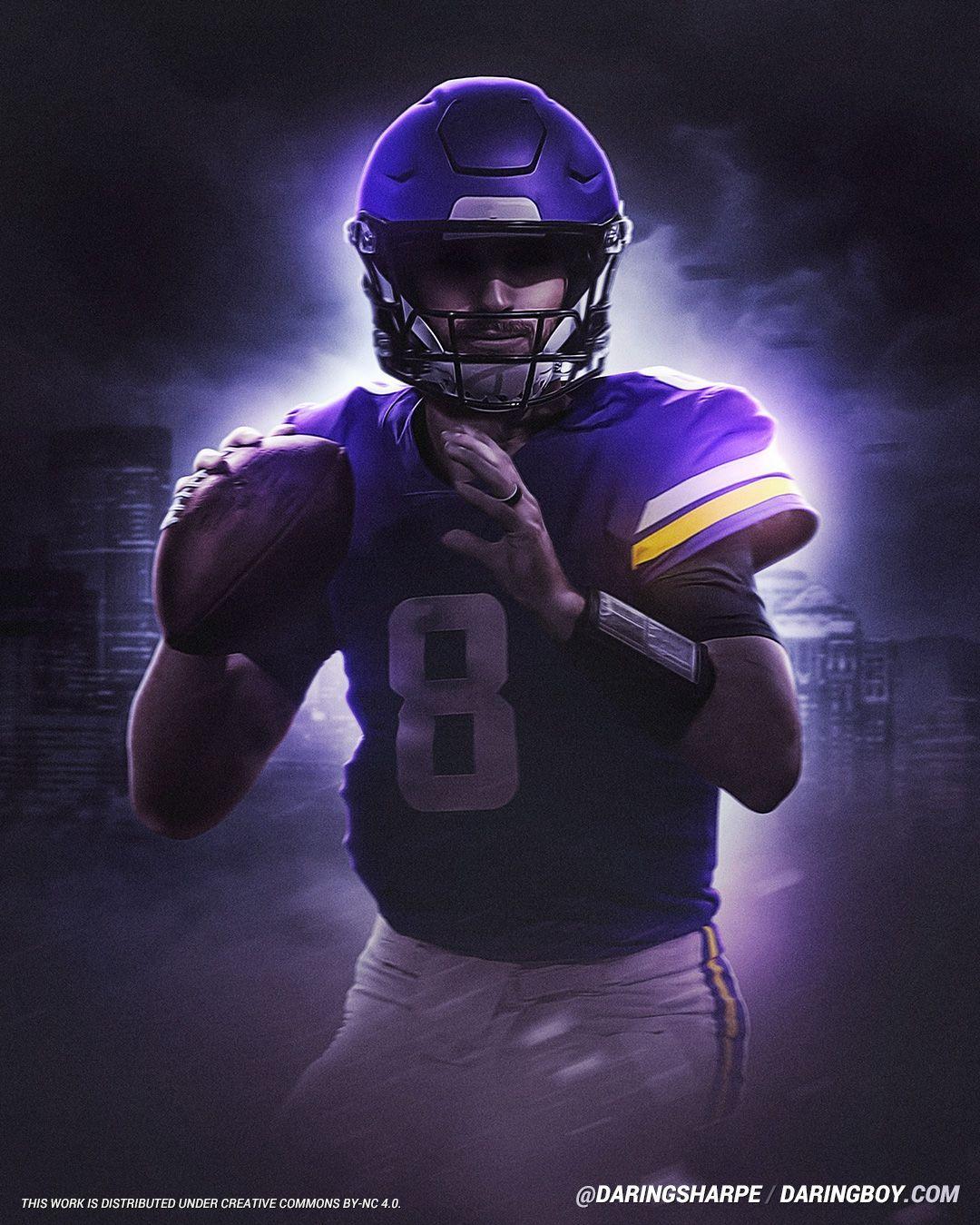 Minnesota Vikings Kirk Cousins Poster For Fans S In