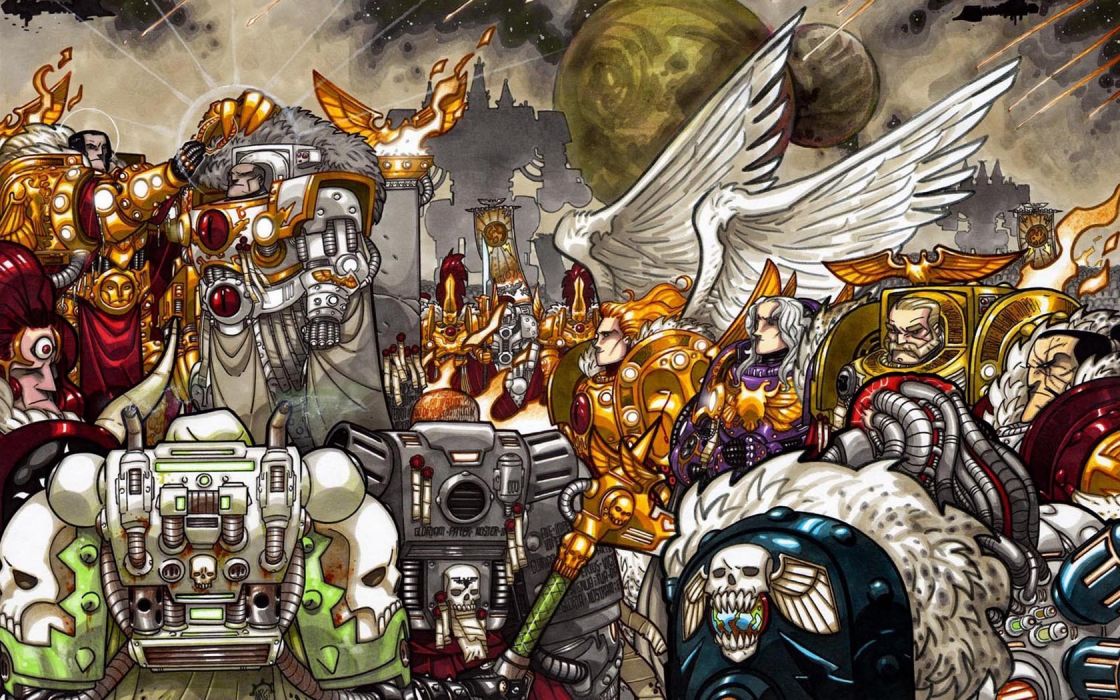 Warhammer Space Marines 40k Blood Angel Primarch