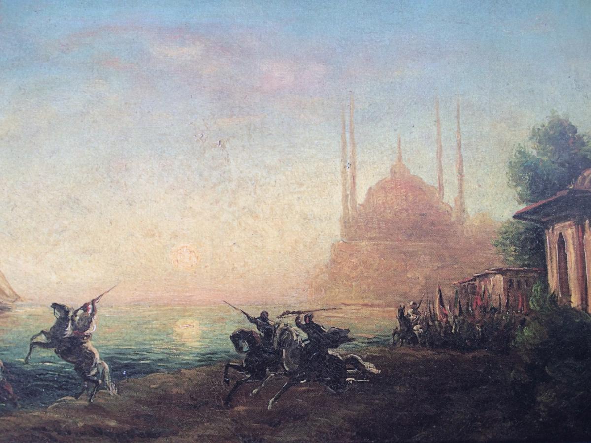 Saint Sophia In Constantinople Turkey Painting Of Alfred Aug