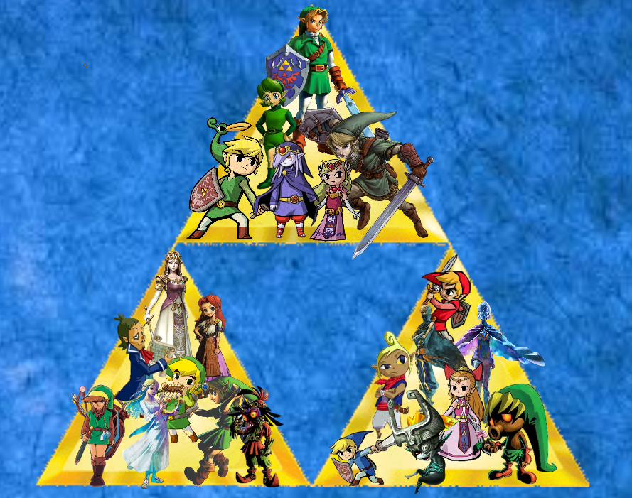 Legend Of Zelda Triforce Collage By Orchidsong24