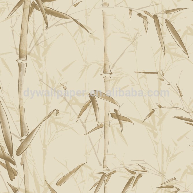 Bamboo Design Wallpaper For Interior Decoration