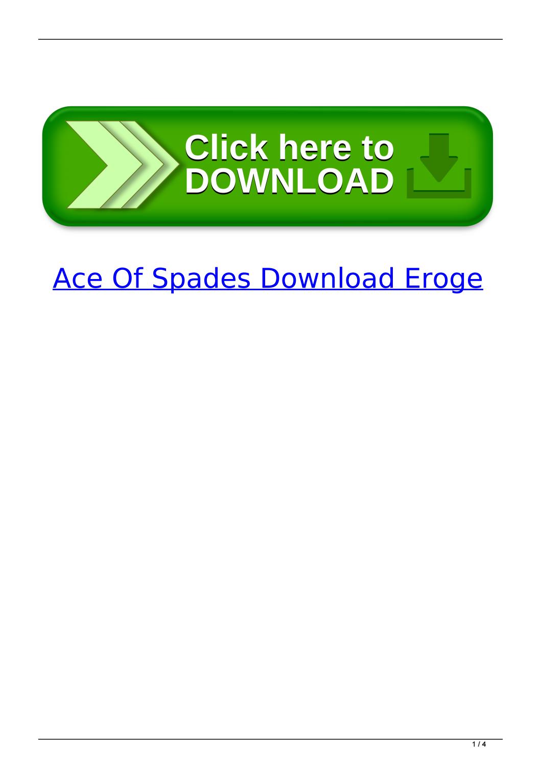 Ace Of Spades Download Eroge by backporili   issuu