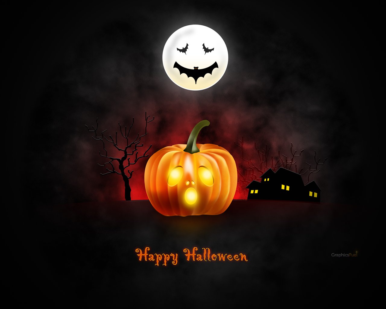 Halloween Wallpaper For Desktop iPad iPhone Psd Icons Included