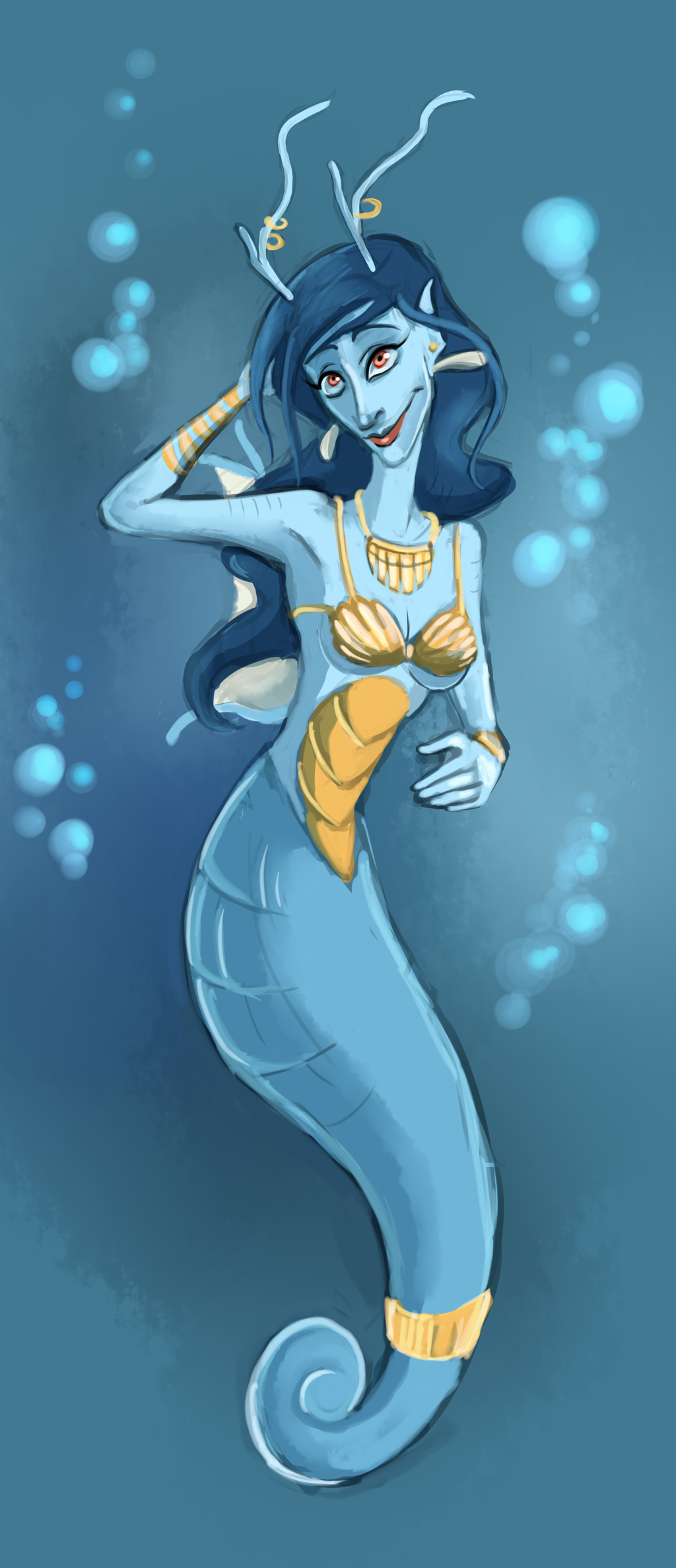 Kingdra Mermaid By Wforwumbo