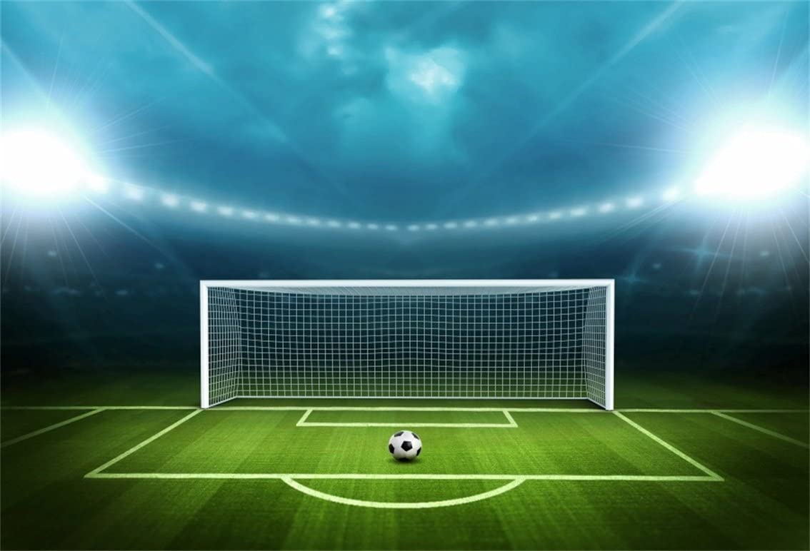 Amazoncom AOFOTO 7x5ft Soccer Field Background Football Pitch