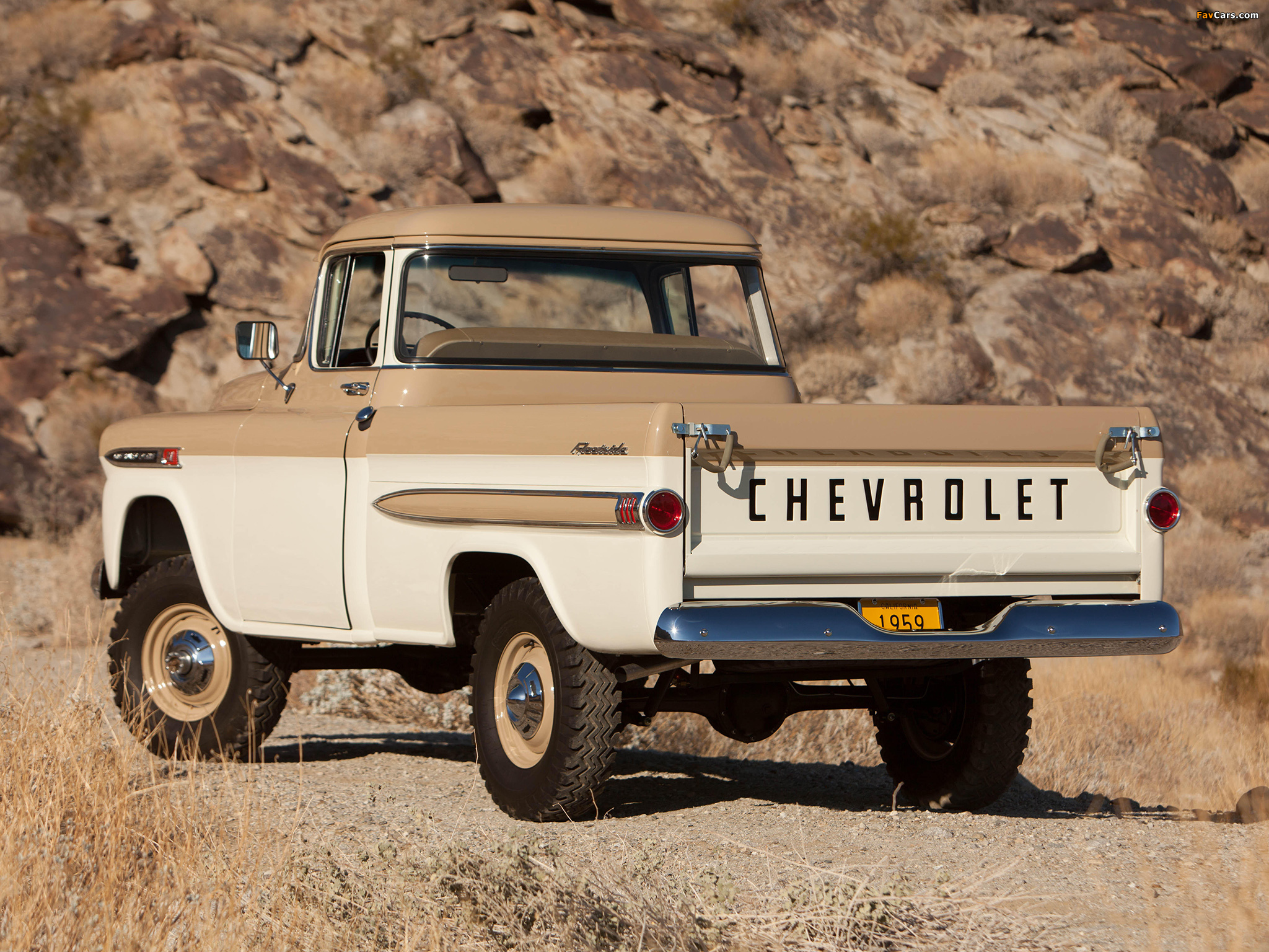 Chevrolet Apache Deluxe Fleetside By Napco Wallpaper
