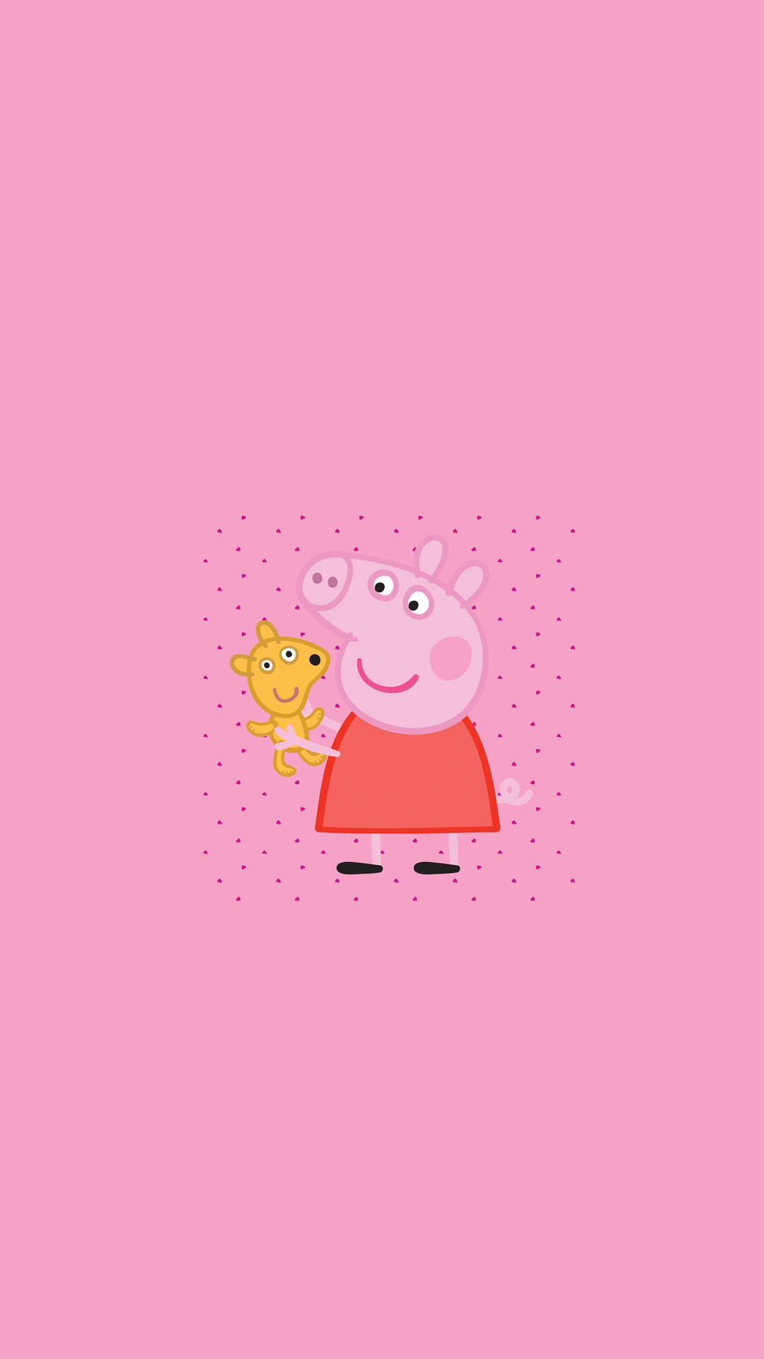 Peppa Pig Phone Teddy Bear Ucoeibzcj53eb5h3 Wallpaper