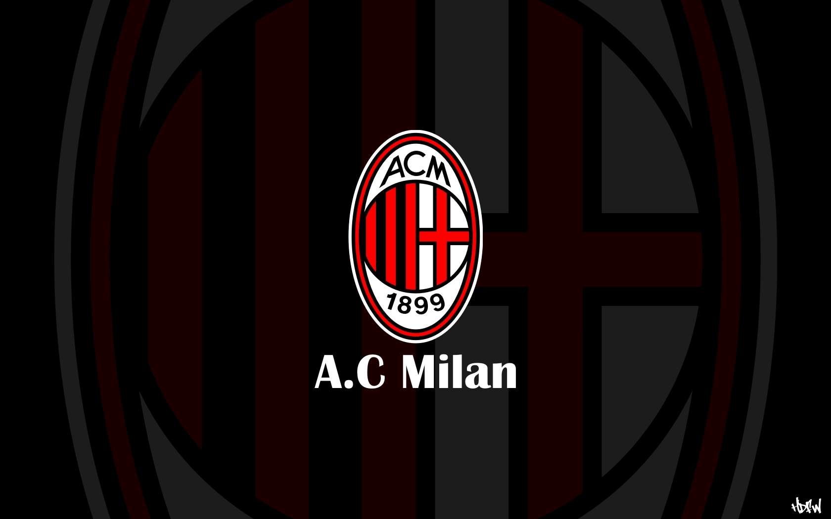 Ac Milan Logo Sport Hd Wallpaper Desktop High Definitions Wallpapers 1680x1050
