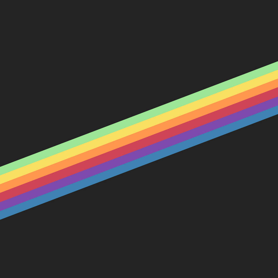 Cute Pride Diagonal Rainbow Art Wallpaper
