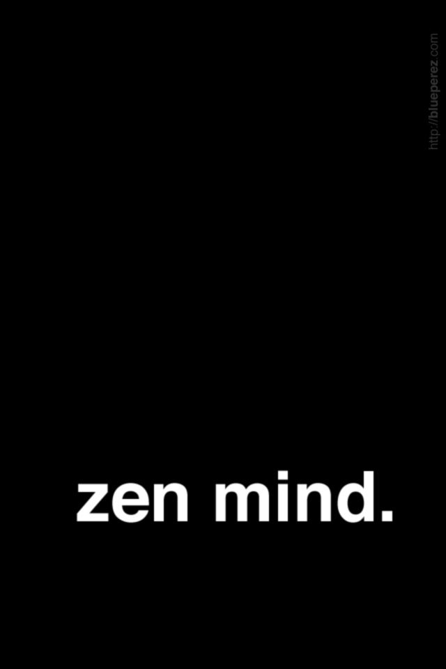 Zen iPhone Wallpaper Mind