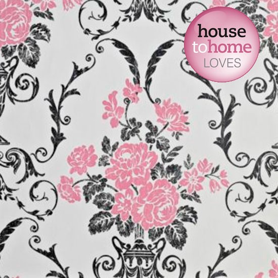As You Then This Pink And Black Wallpaper From B Q Is Perfect