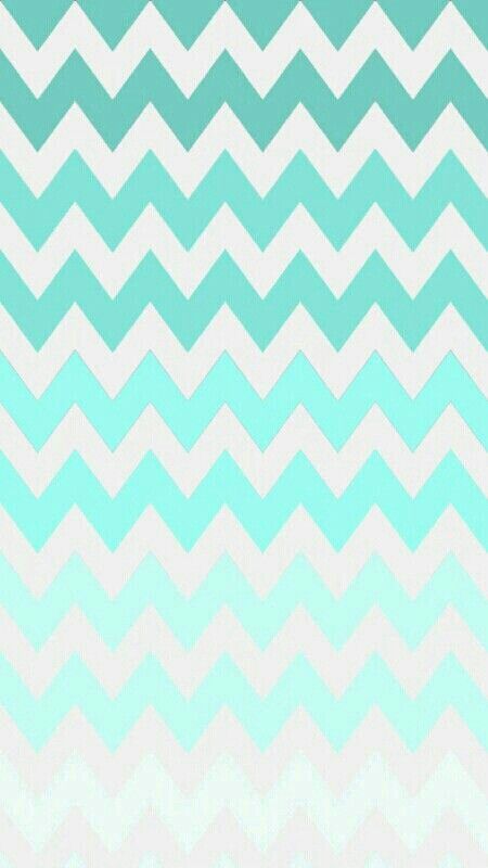 Zigzag More iPhone Wallpaper Turquoise