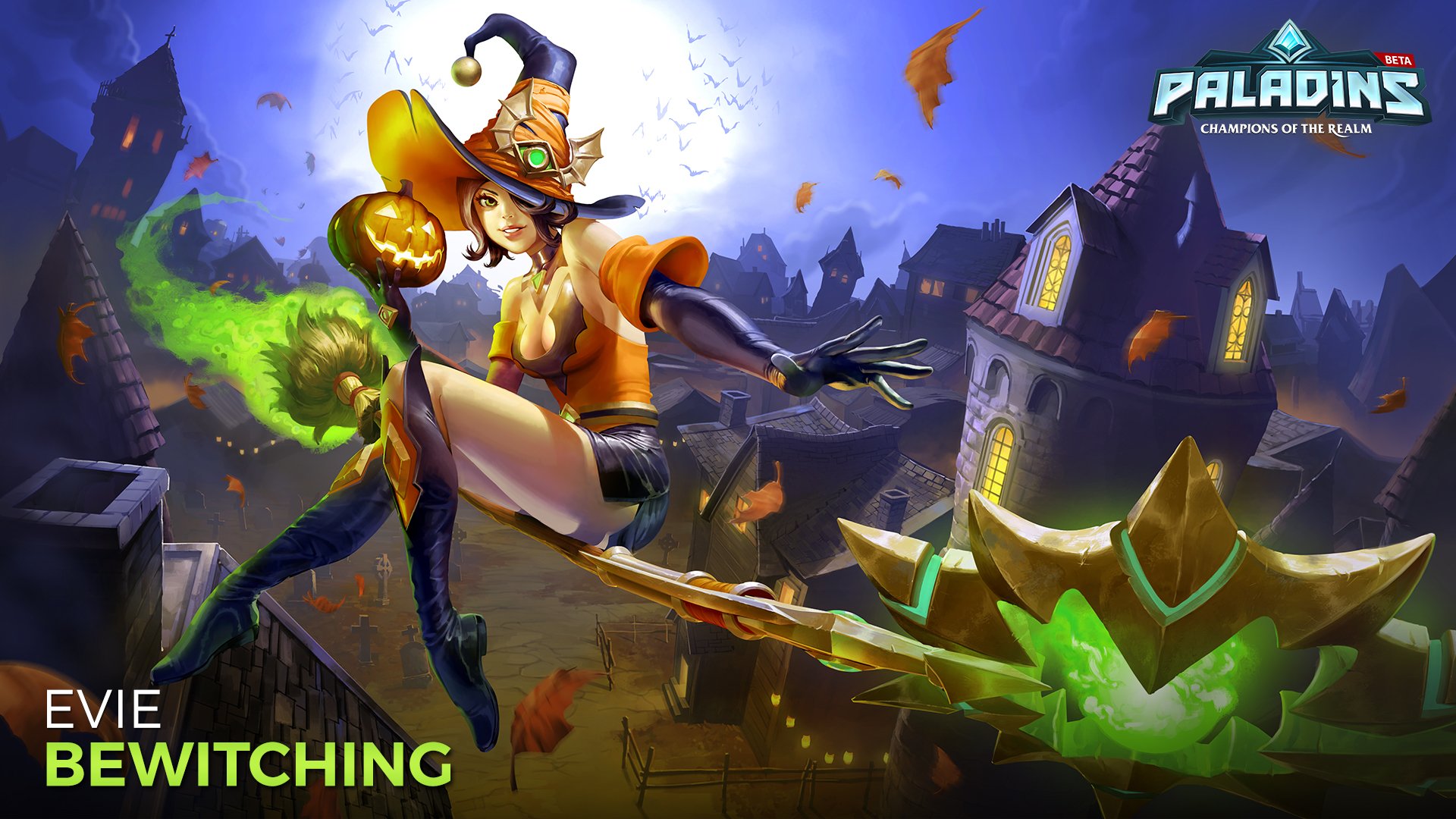 Paladins   Evie Bewitching HD Wallpaper Background Image 1920x1080