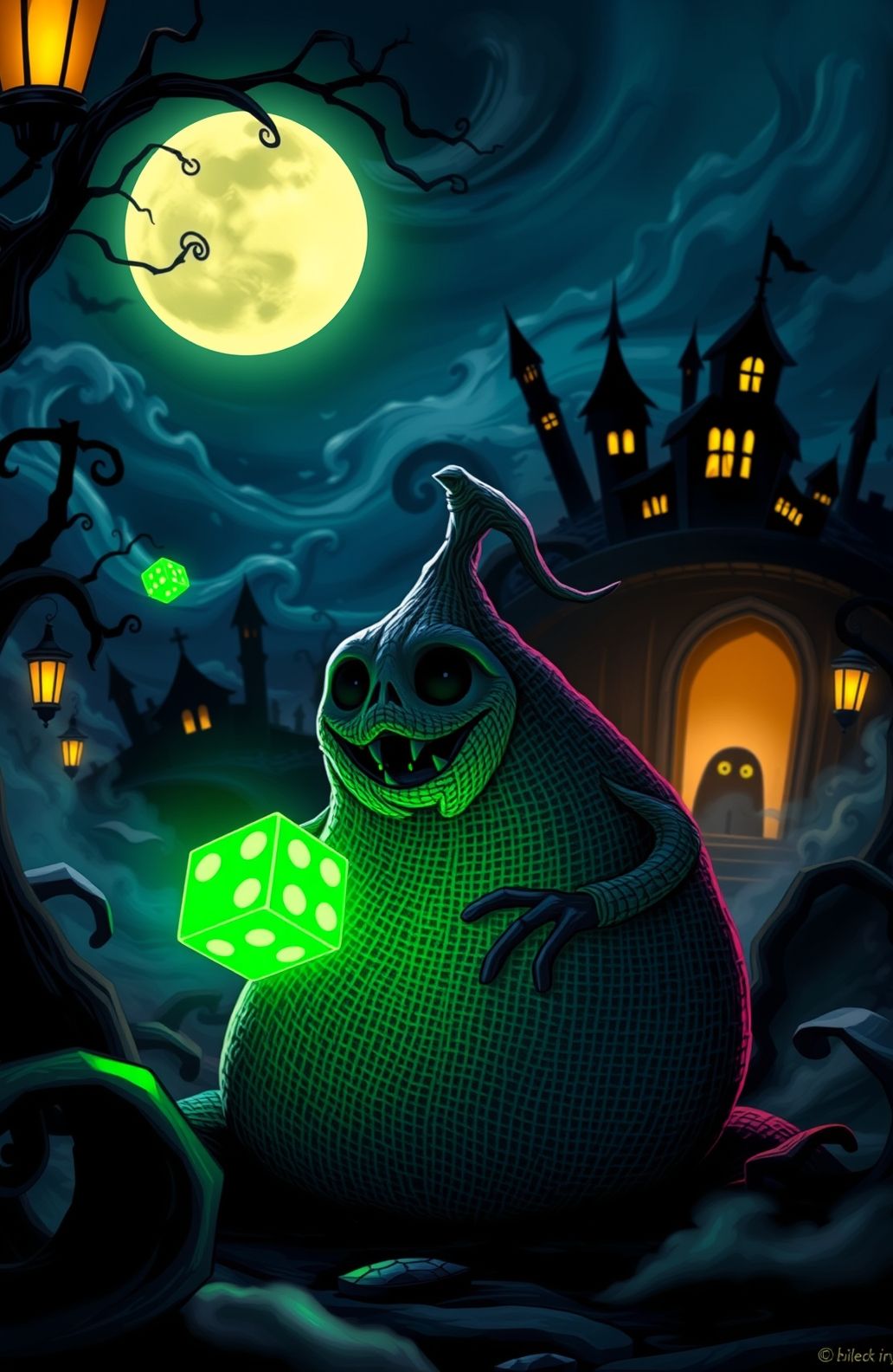 Nightmare Before Christmas Oogie Boogie Wallpaper