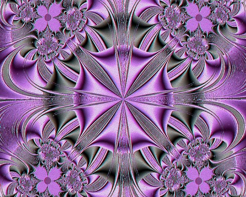 Purple Victorian Fractal Wallpaper