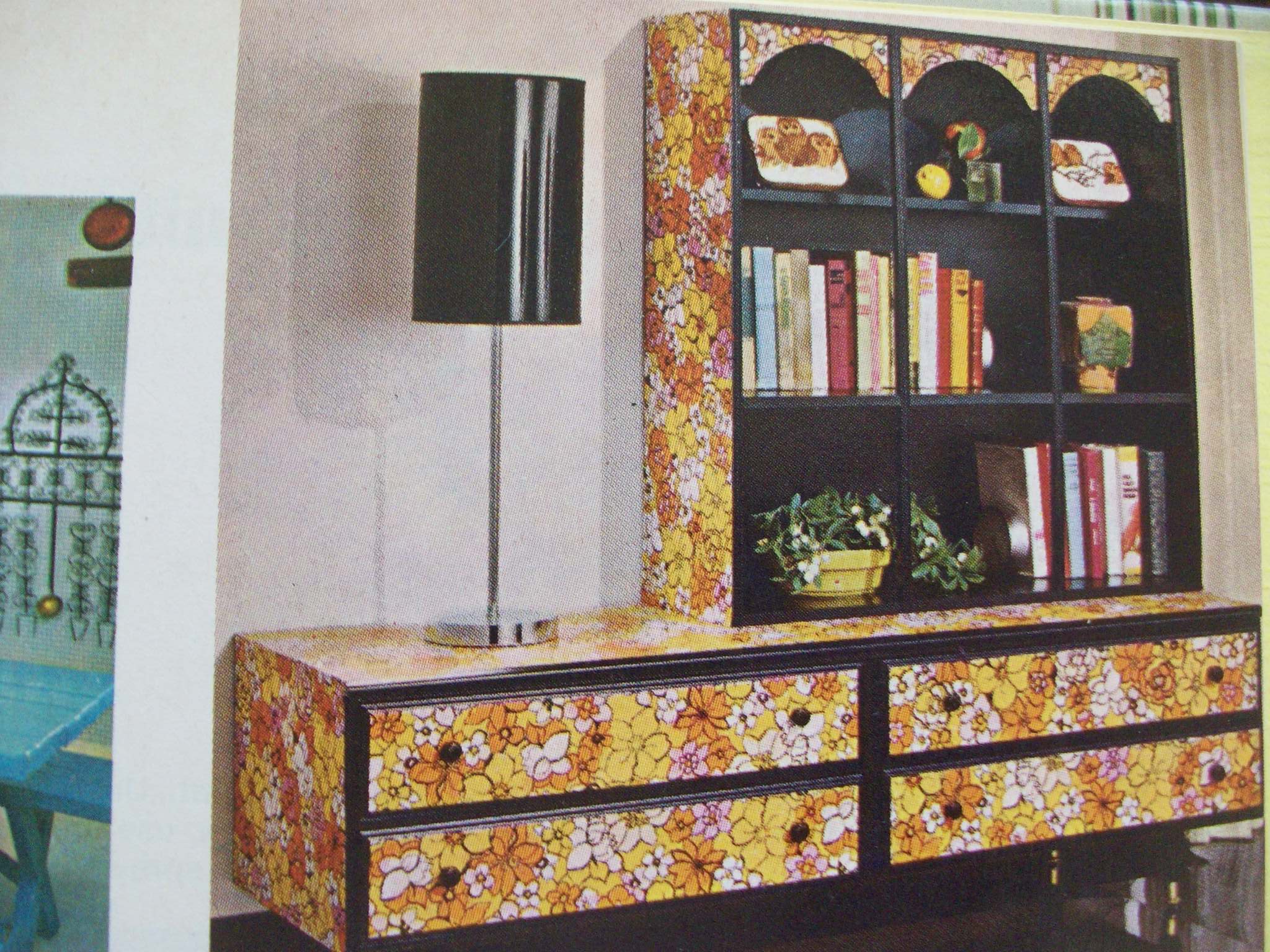 Remended Using Cardboard Boxes And Covering Them With Wallpaper