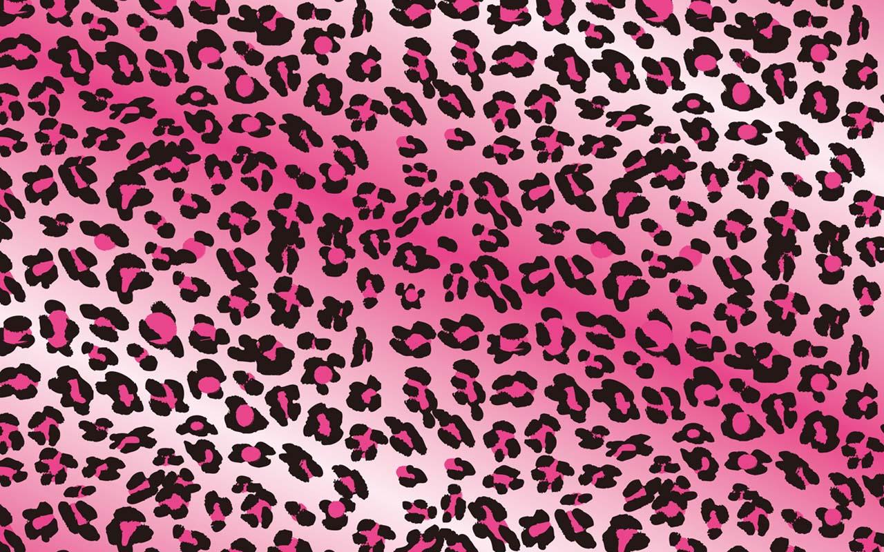 Light Pink Leopard Print Wallpaper.