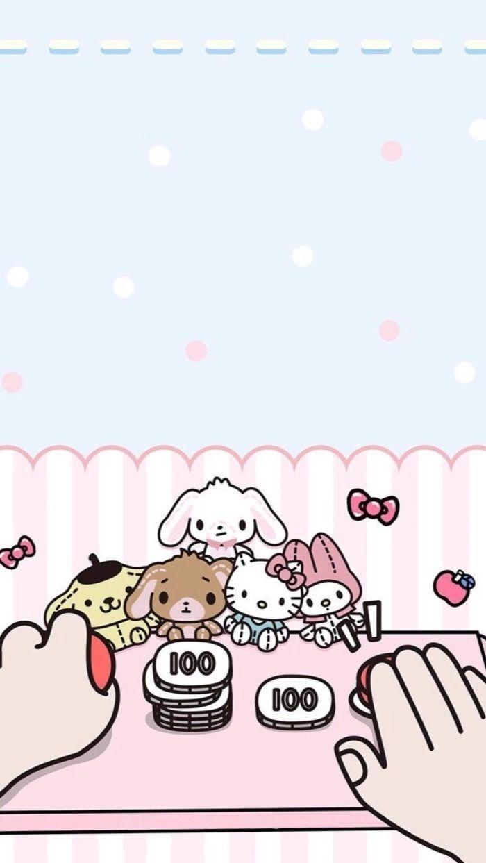 Be Positive Sanrio Wallpaper Hello Kitty Cute