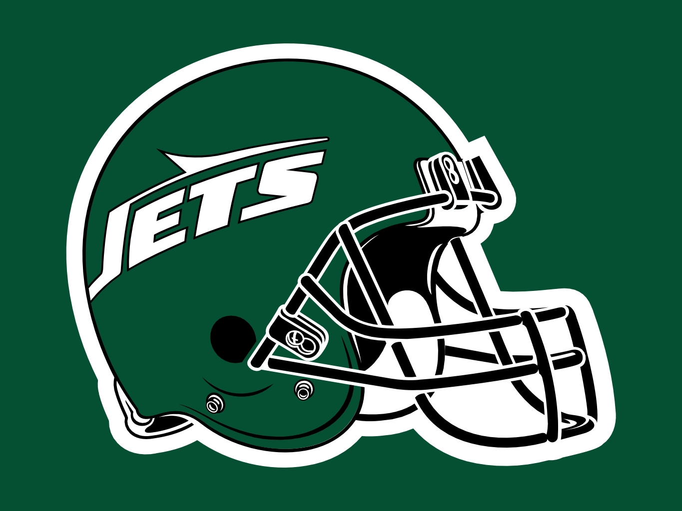 New York Jets Old Helmet