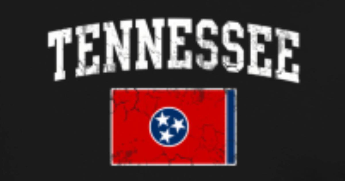 Tennessee State Flag Distressed Fade Men S Tall T Shirt Spreadshirt