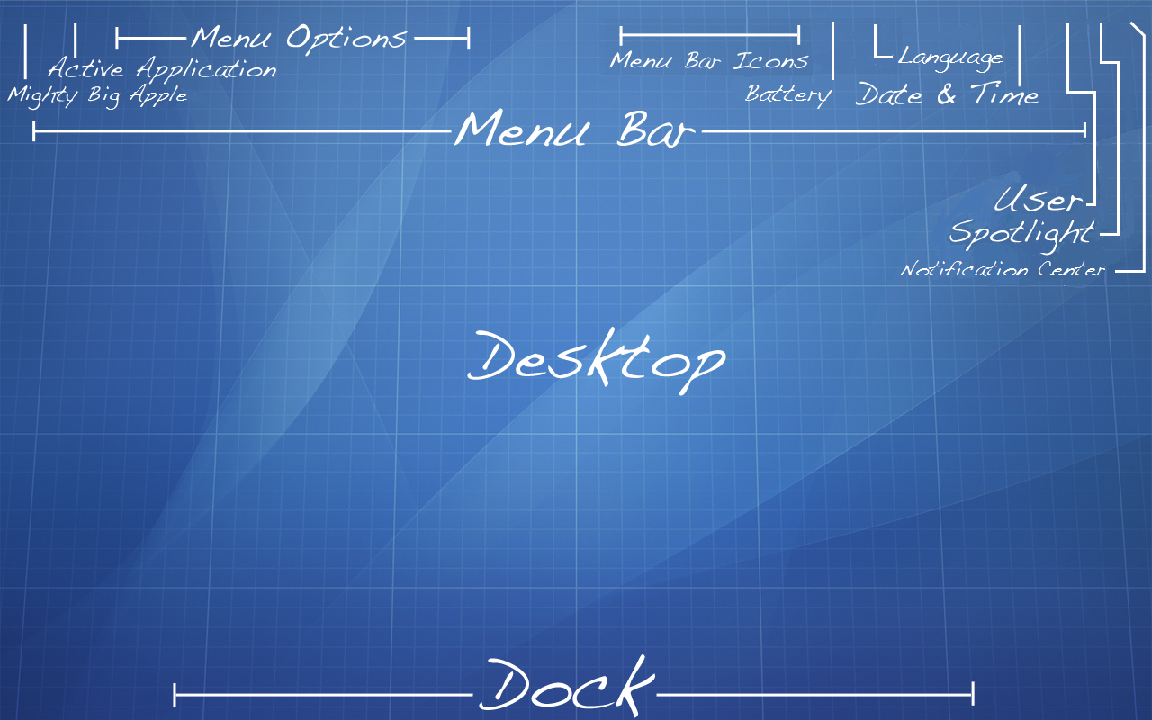 Blueprint Wallpaper For Mac Os X Mavericks By Recoxblazer On