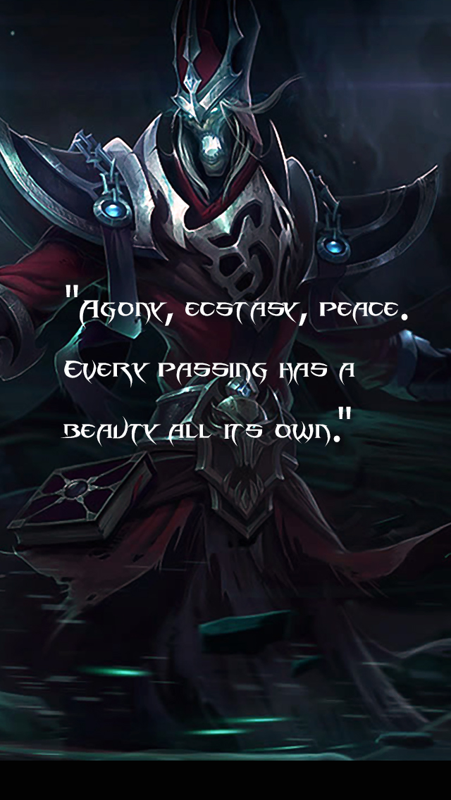 Phone Wallpaper Karthus League Of Legends