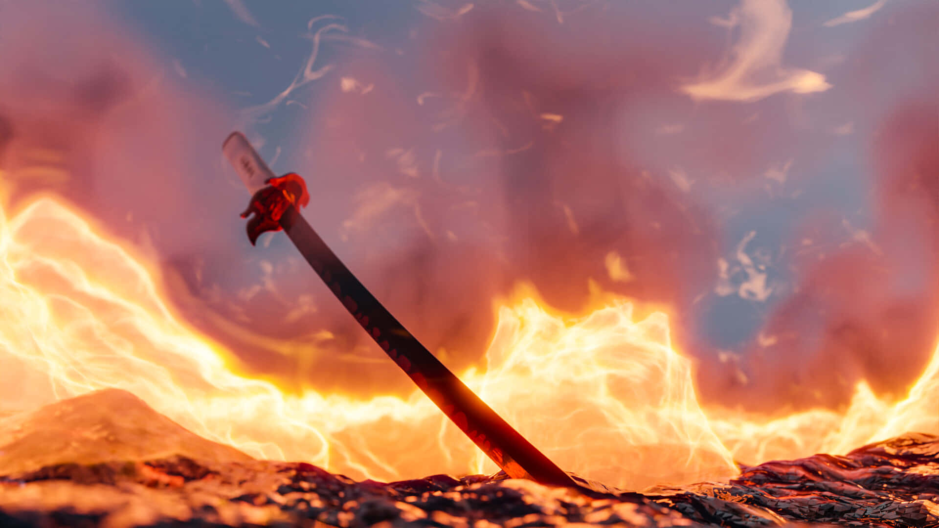 Rengoku Sword Wallpaper