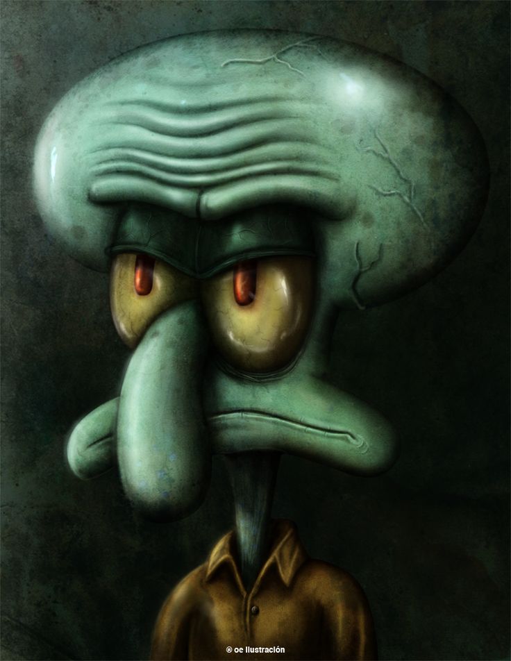 Squidward Tentacles By Fluorescentteddy Wallpaper