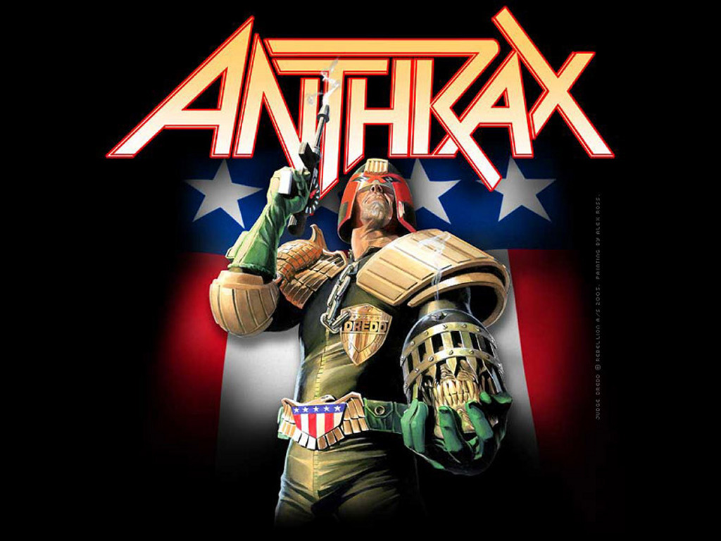 Judge Dredd Wallpaper Music Anthrax