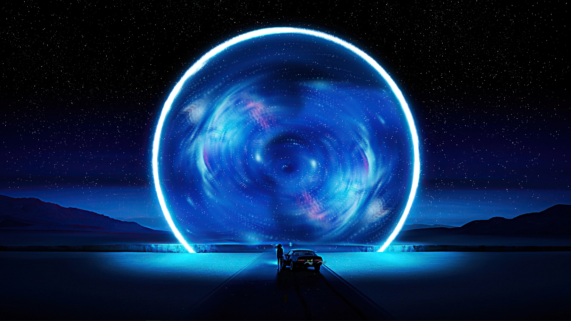 Visualizer Portal To Another World Space Live Wallpaper