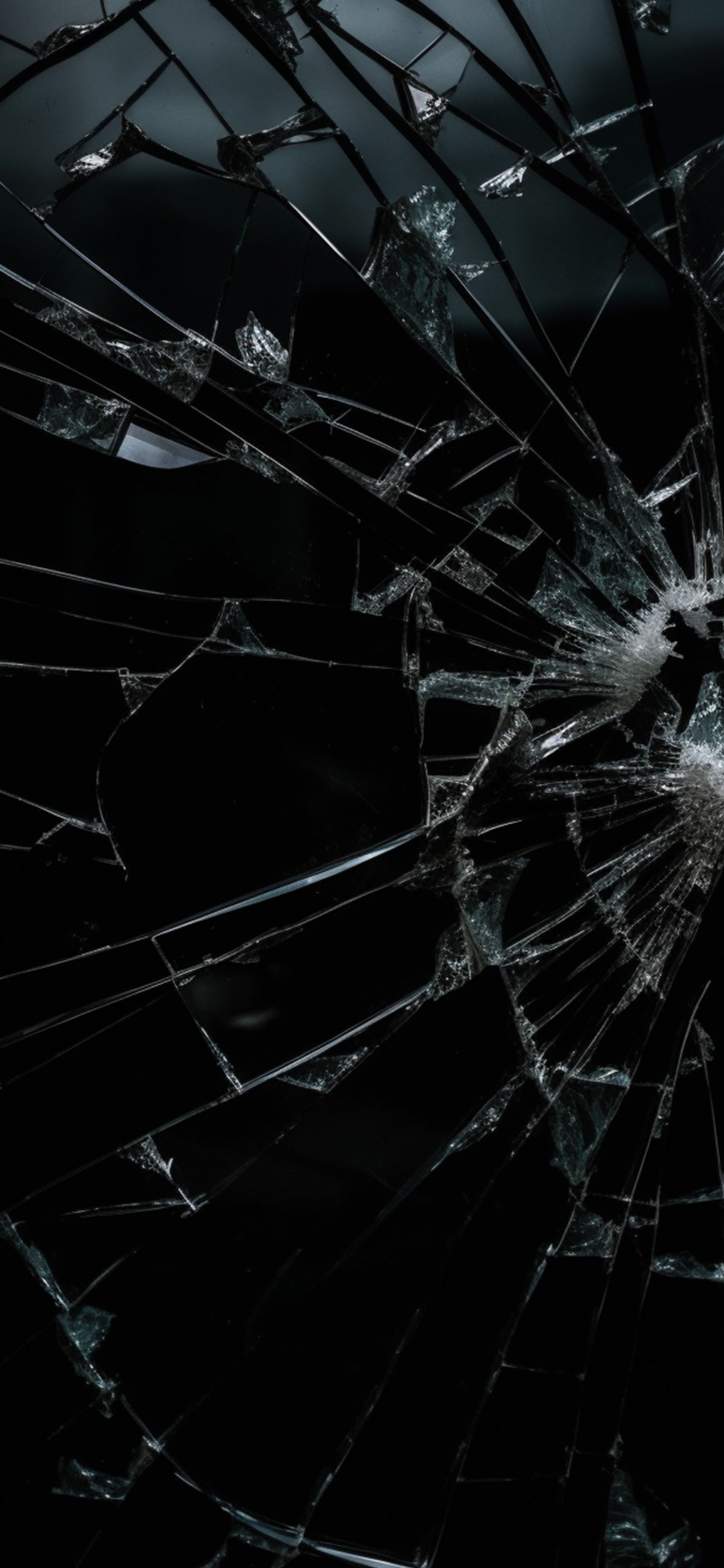 Broken Screen Glass Wallpaper