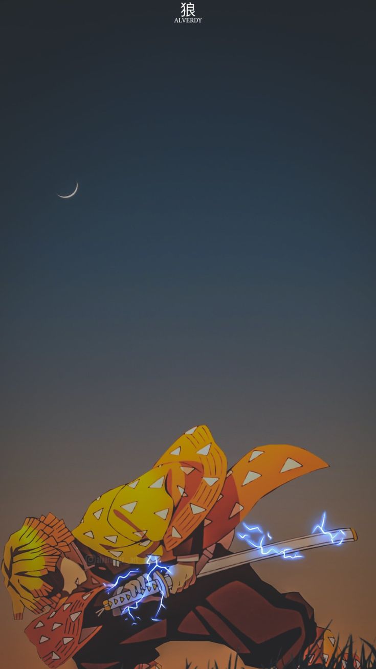 Zenitsu Demon Slayer Wallpaper