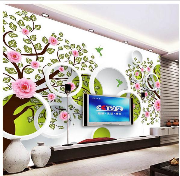 TV backdrop large mural wallpapers 3d wallpaper Personalized murals