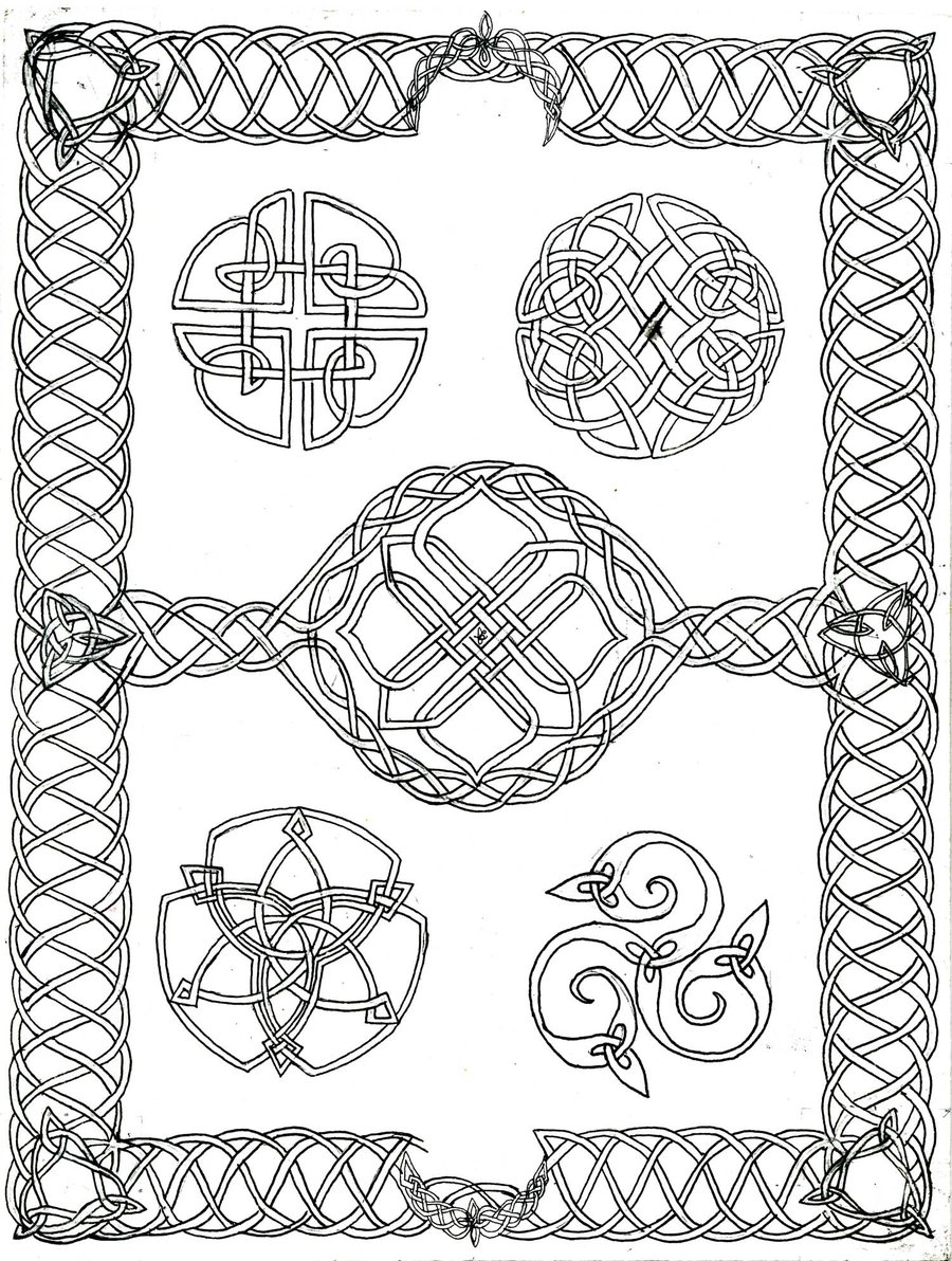Celtic Knot Wallpaper Border Knotwork By