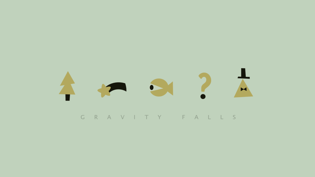 Gravity Falls Minimalist Wallpaper by Radipp