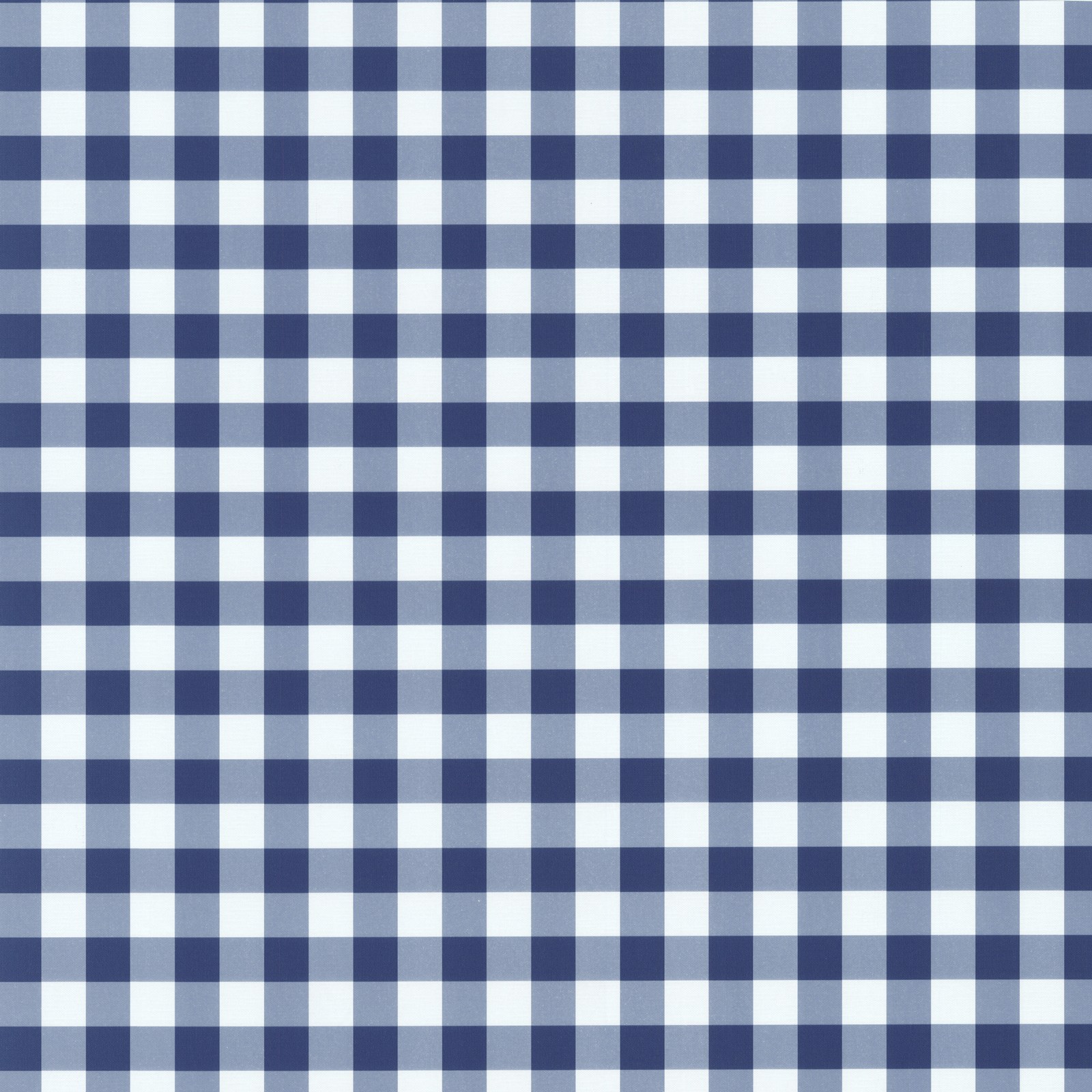 Playground Navy Blue White Gingham Check Wallpaper by PS