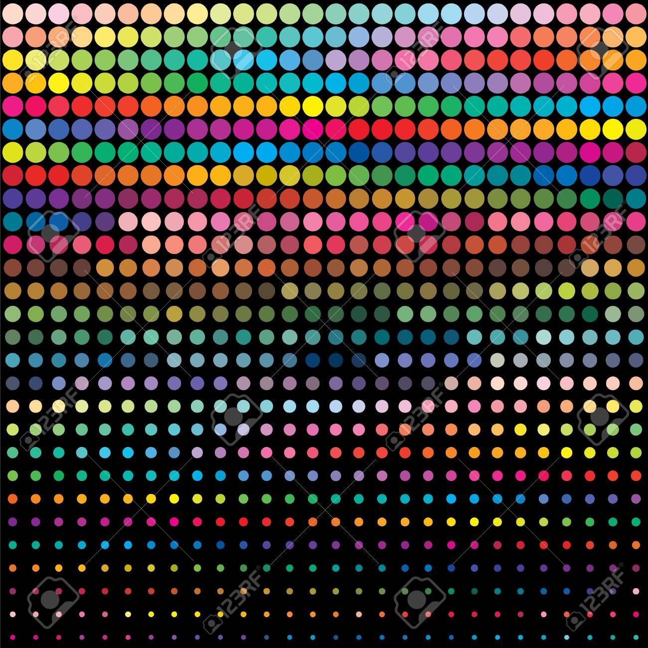 Circle Color Palette Background Or Texture Stock Photo Picture