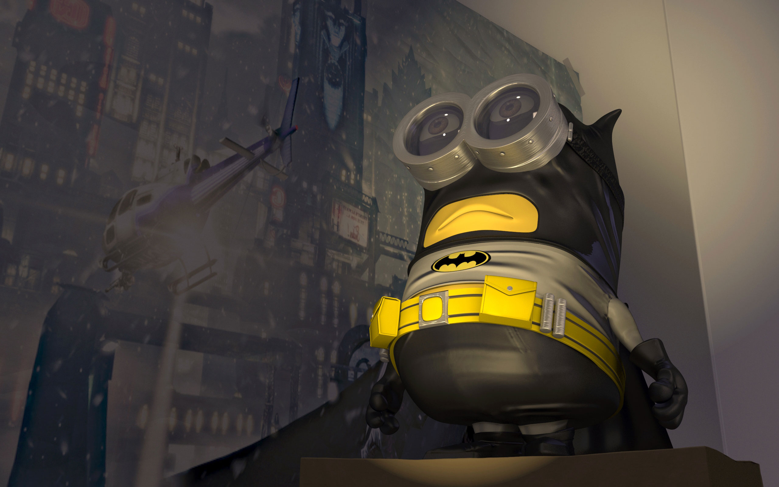 Batman Minion Despicable Me Wallpaper Desktop Background