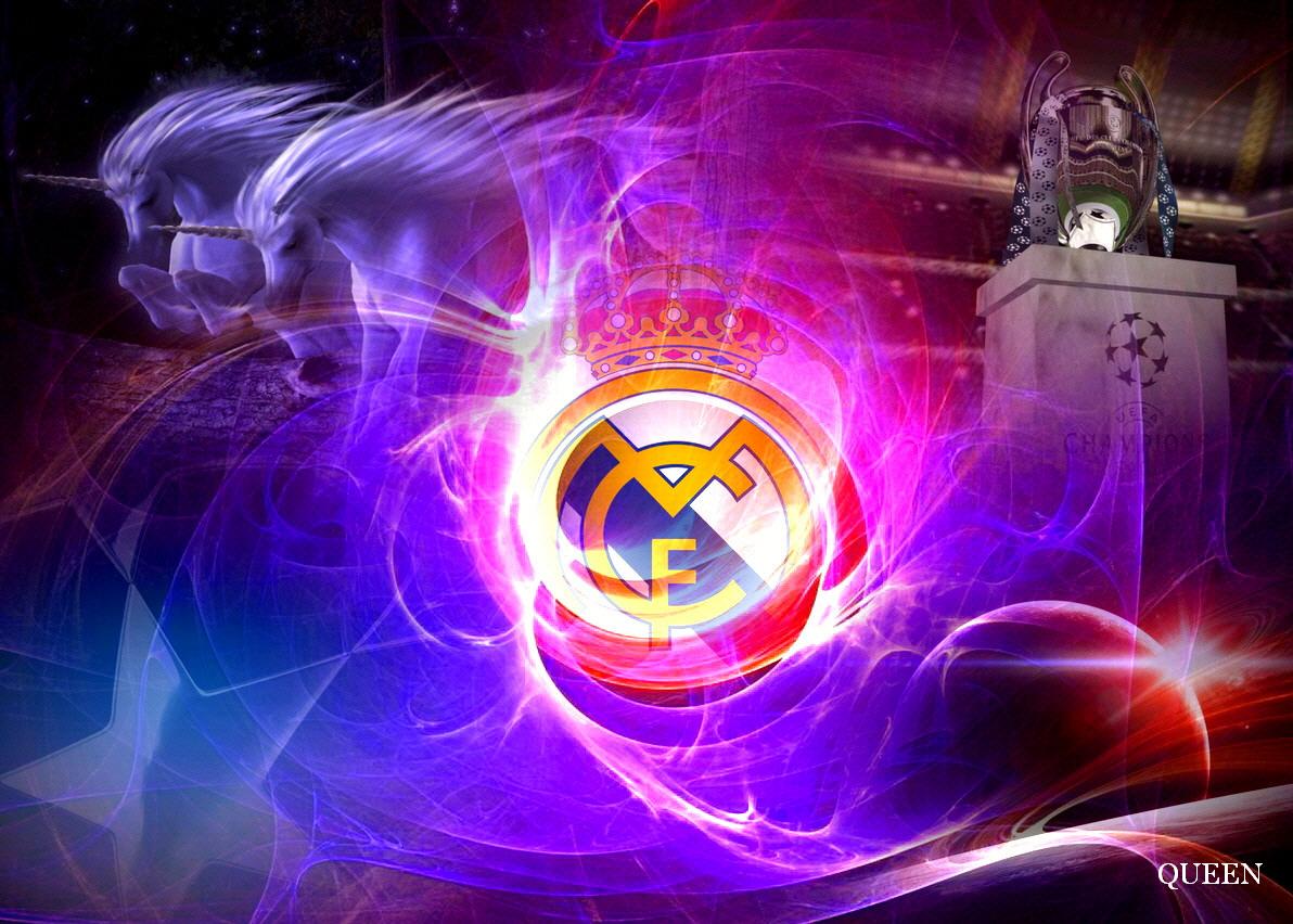 Real Madrid New Logo Cool Wallpaper